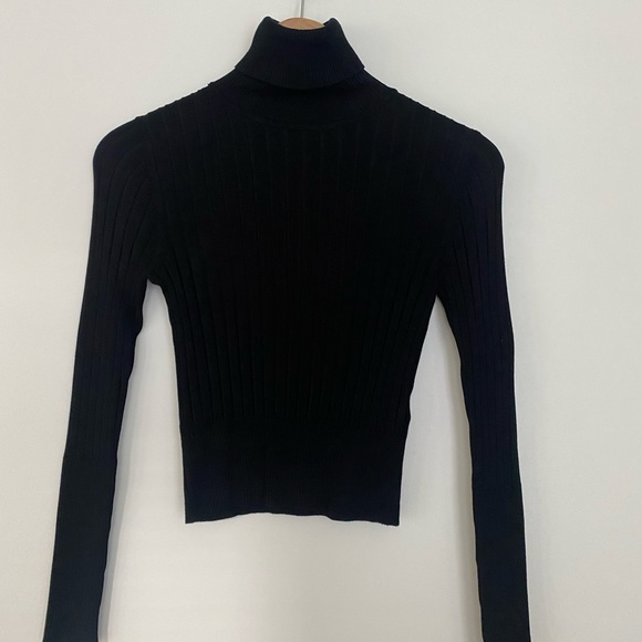 ZARA Black stretchy turtleneck. (Brand New, Never worn) - Picture 3 of 4